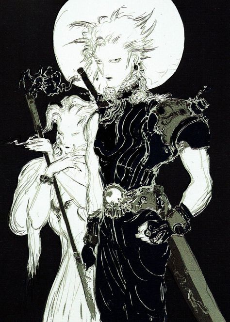 Cloud And Aerith, Tomb Raiders, Final Fantasy Funny, Yoshitaka Amano, Art Final, Bioshock Infinite, Final Fantasy Artwork, Final Fantasy X, Final Fantasy Art