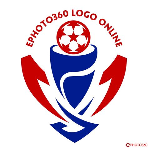 Create football team logo online free Football Logo Design Soccer Sports, Futsal Logo, Benfica Logo, Soccer Team Logo, Soccer Images, Football Logo Design, Football Team Logo, Football Cups, Sports Design Ideas