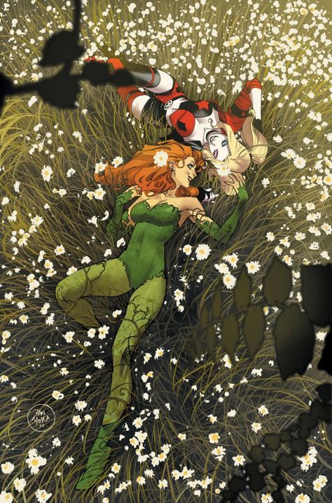 Harlivy Wallpaper, Harlivy Comic, Poison Ivy And Harley Quinn, Dan Mora, Pamela Isley, Poison Ivy Dc Comics, Der Joker, Harley Quinn Artwork, Insane Clown