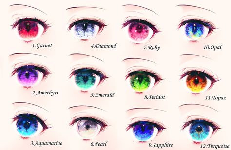 Style Development, Eye Color Chart, Art Goals, Cute Eyes Drawing, Eyes Artwork, 캐릭터 드로잉, Anime Eye Drawing, Digital Painting Tutorials, Anime And Manga