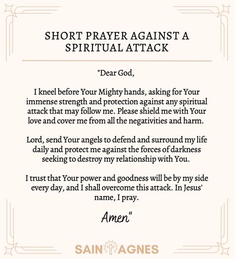 Prayers Against Halloween, Prayer Against Halloween, Prayer Over Panic Attack, Prayer Against Narcissism, Spiritual Attack Signs, Spiritual Attack Quotes, Prayers Against Demonic Attacks, Prayer Against Monitoring Spirits, Prayer Against Spiritual Attack