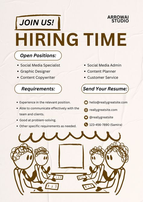 Job Recruitment Poster, Job Hiring Poster, Hiring Template, Hiring Poster, Job Poster, Apply Job, Happy Birthday Best Friend Quotes, After School Routine, Recruitment Poster