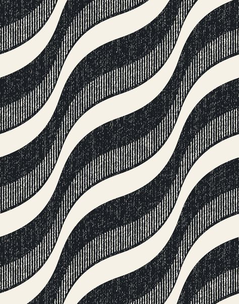 Retro Wave Wallpaper, Wave Wallpaper, Retro Wave, Graphic Motif, Waves Wallpaper, Black And White Lines, Retro Waves, Graphic Wallpaper, Black And White Wallpaper