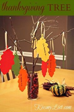 Thanksgiving is right around the corner! What are you thankful for? This easy DIY craft is perfect for the kids this season. Use as a table centerpiece or just a reminder of what we are thankful for this time of year. :) Diy Thanksgiving Centerpieces, Thanksgiving Centerpieces Diy, Thanksgiving Kids Table, Simple Thanksgiving, Thanksgiving Tree, Thankful Tree, Thanksgiving Preschool, Thanksgiving Decorations Diy, Thanksgiving Crafts For Kids