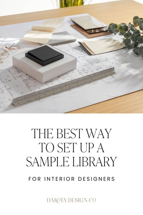 Love to know more about setting up a design library for your interior design business? This is a great question and one that doesn’t have a one-size-fits-all answer. A main factor will be the services you offer and how you present designs to your clients. Read the blog now for our best tips on how to organize your sample library. Interior Design Samples, Sample Library, Interior Design Classes, Room Organisation, Email Template Design, Deck Paint, Interior Design Guide, Interior Design Consultation, Design Library