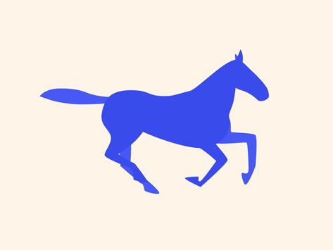 Horse Gallop by Luke Roberts Horse Animation Drawing, Horse Running Animation, Rough Animation, Animal Animation, Horse Animation, Logo Motion, Japan Graphic Design, Motion Graphs, Horse Cartoon