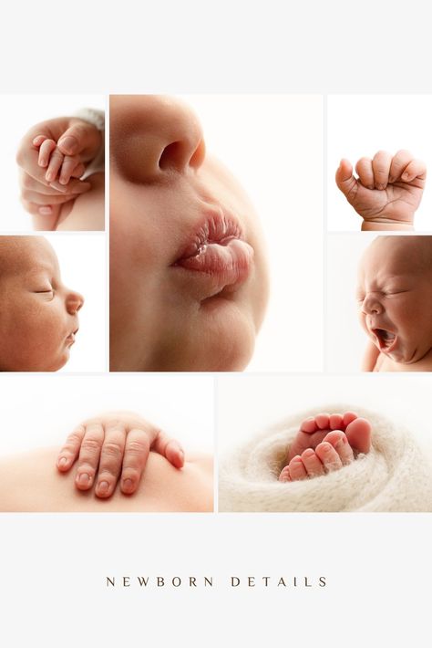 Details Newborn Photography, Premie Newborn Photography, Newborn Photography Set Up, Newborn Close Up Pictures, Newborn Macro Photography, Timeless Newborn Photography, Rainbow Newborn Photography, Newborn Detail Shots, New Borned Baby