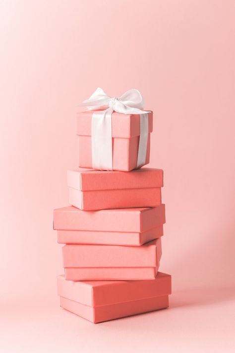 Stack of boxes | Premium Photo #Freepik #photo #background #wedding #christmas #ribbon Presents Stacked, Stacked Gift Boxes, Photo Background Wedding, Presents Aesthetic, Stacked Presents, Pictures Of Presents, Christmas Gift Photography, Christmas Stock Photos, Background Wedding