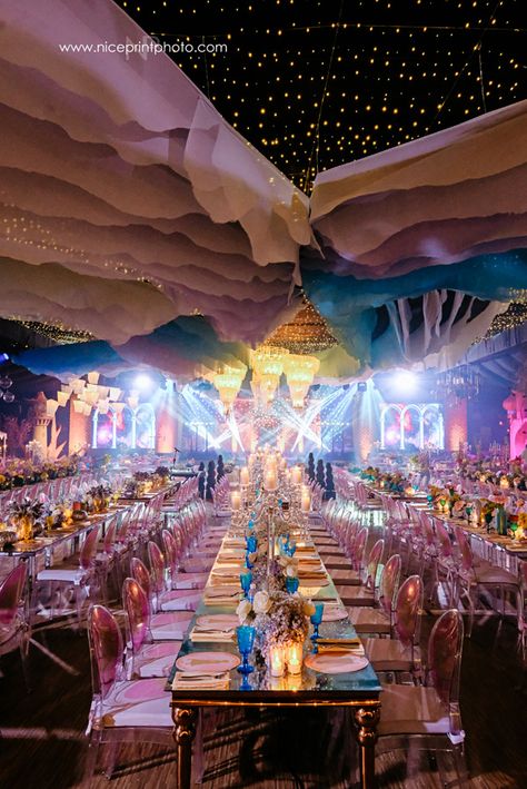 Enter Adele’s Disney Wonderland Themed Party! | https://babyandbreakfast.ph/2020/03/10/adeles-disney-party/ Disney Themed Debut, Venues For Birthday Parties, Debut Motif, Unique Event Ideas, Luxury Birthday Party, Debut Party, Events Decorations, Tema Disney, Luxury Birthday