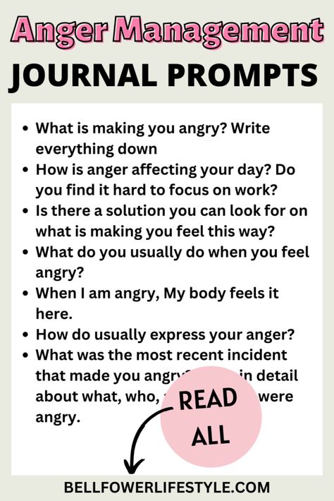 Journal Prompts For Anger Issues, Angry Journal Prompts, Journal Prompts For Anger Management, Anger Management Journal Prompts, Sandtray Prompts, Anger Journal Prompts, Anger Journal, Witchy Practices, Anger Coping Skills