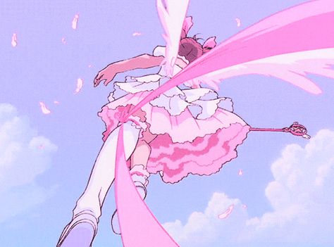 Magical Girl, Anime Character, I Hope, Gif, Hair, Anime, Pink