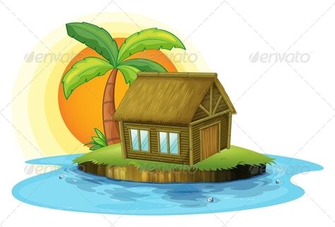 An Island with a Bamboo House   http://graphicriver.net/item/an-island-with-a-bamboo-house/7957041?ref=damiamio       Illustration of an island with a bamboo house on a white background     Created: 12June14 GraphicsFilesIncluded: JPGImage #VectorEPS Layered: No MinimumAdobeCSVersion: CS Tags: background #bamboo #blue #cartoon #clear #door #formation #ground #home #house #hut #island #islet #isolated #lake #land #landform #landscape #nipa #ocean #river #sea #shade #shelter #small #tiny #water #w Beach Sketches, Clear Door, Bahay Kubo, Interior Design Bohemian, Blue Cartoon, Landform, Resort Logo, Bamboo House, Clay Houses