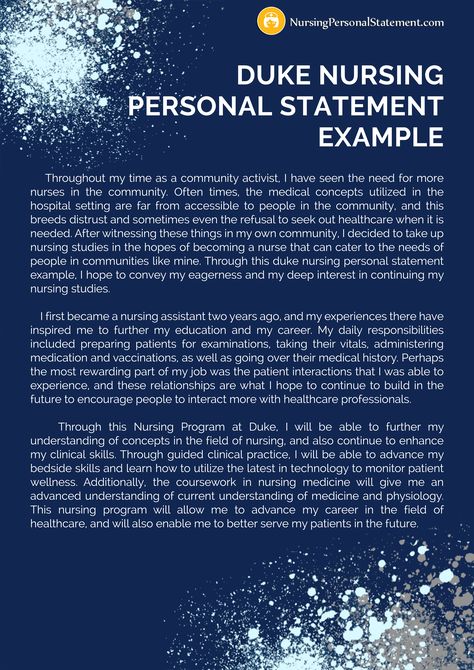 Get duke nursing personal statement example by following this link https://www.nursingpersonalstatement.com/duke-university-nursing-personal-statement/  #college admission, #university admission, #admission requirements Personal Essay Examples, Essay Motivation, Phd Application, Essay Cover Page, University Application, Motivation Letter, Personal Statement Examples, Personal Statements, Nursing Goals