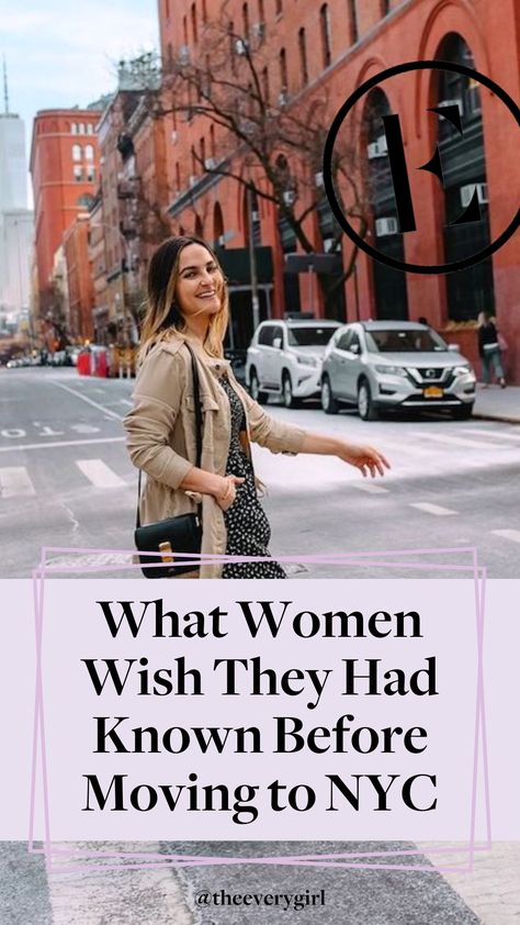 Relocating to the Big Apple is a dream for many, but it's also a huge decision. Here's what 13 women wished they knew before moving to New York: Moving To New York City, Moving To Nyc, Moving To New York, Looking For Friends, City Woman, Work Skills, The Everygirl, The Big Apple, Life Choices