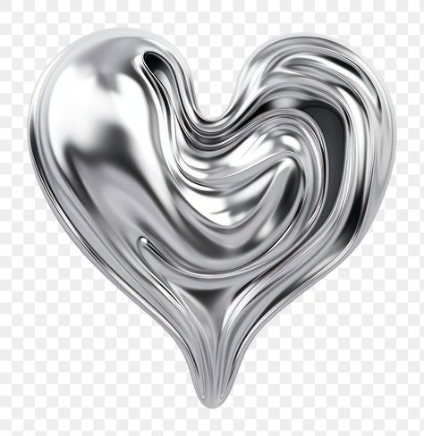 Silver Heart Wallpaper, Chrome Background, Silver Png, Heart Backgrounds, Graphic Shapes Design, Graphic Design Images, Heart Png, 3d Abstract, Heart Background