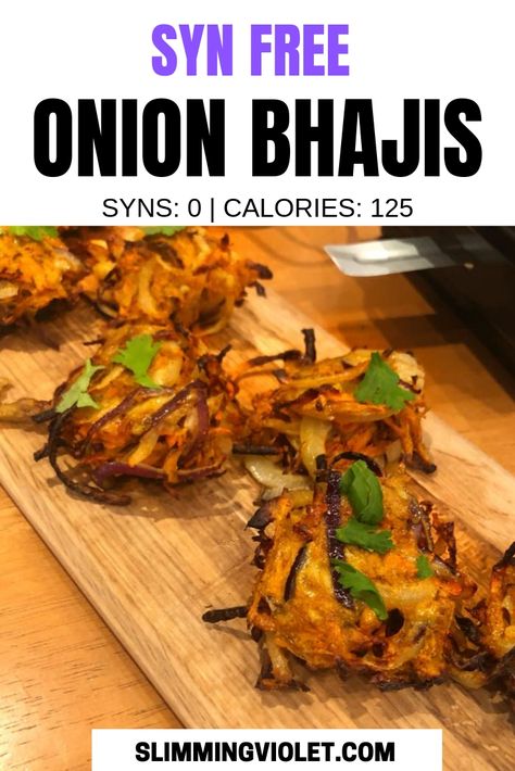 Onion Bhaji Recipe, Onion Bhaji Recipes, Slimmers World Recipes, Onion Bhajis, Vegan Slow Cooker Recipes, Onion Bhaji, Vegetarian Slow Cooker Recipes, Slow Cooker Recipes Pork, Fakeaway Recipes