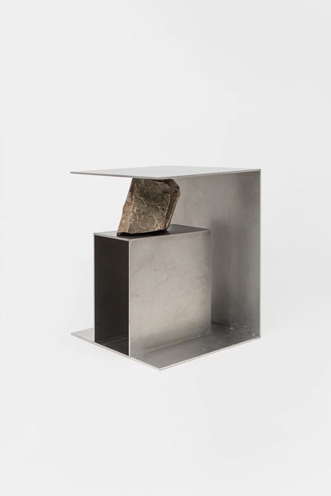 Lee Sisan Industrial Materials, Primitive Design, Contemporary Minimalist, Functional Furniture, Natural Forms, Metal Furniture, Objects Design, Minimalist Art, Contemporary Design