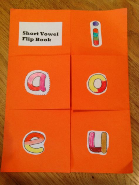 Conversations in Literacy: Short Vowel Flip Books Short Vowel Crafts Activities, Short Vowel Crafts, Short Vowel Activities First Grade, Vowel Craft Kindergarten, Vowels Craft, Short Vowels Activities, Vowel Activity, Short Vowel Activities, Vowel Activities