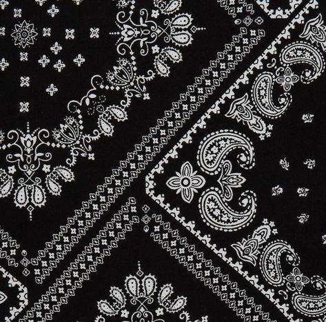 Indian Paisley, Black Bandana, Lowrider Art, Bandana Pattern, Paisley Bandana, Pen Art Drawings, Black And White Art Drawing, Bandana Design, Fabric Prints