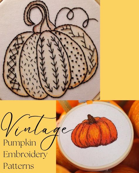 Free Autumn Embroidery Patterns, Pumpkin Hand Embroidery Patterns Free, Fall Hand Embroidery Patterns Free, Free Pumpkin Embroidery Pattern, Pumpkin Embroidery Patterns Free, Autumn Embroidery Patterns Free, Free Fall Embroidery Patterns, Pumpkin Embroidery Designs, Fall Embroidery Patterns Free