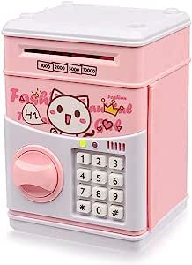 Amazon.com: Yoego piggy bank for Kids ,Electronic Password, Safe Bank Mini ATM Toy for 3-14 Year Old Boys and Girls : Toys & Games Bank For Kids, Toy Money, Money Saving Box, Stocking Stuffers For Girls, Art Supplies Storage, Princess Toys, Kids Money, Cute Piggies, Money Bank