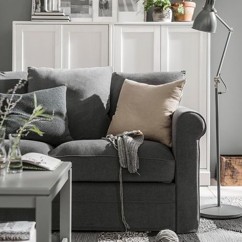 IKEA Canada on Instagram: “Sit back, relax and save.​ ​ Get up to 40% off GRÖNLID sofas until Feb 9. ​ ​ #IKEA #IKEACanada #CozySpace #SofaSale #GRONLID #SANELA…” Gronlid Sofa, Ikea Bank, Grey Sofa Living Room, Grey Sofa, Grey Interior, Ikea Sofa, Ikea Home, Dark Interiors, Interior Rugs