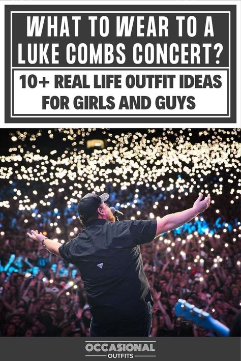 Luke combs performing live on stage in a concert Country Concert Outfit Ideas Luke Combs, Outfit For Luke Combs Concert, Luke Combs Outfit Ideas, Luke Combs Concert Outfit Ideas, Country Concert Men’s Outfits, What To Wear To Luke Combs Concert, Luke Combs Concert Outfit Winter, Like Combs Concert Outfit, Country Concert Outfit Ideas Men