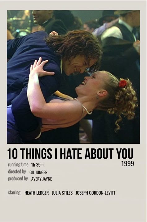 Deco Cinema, Romcom Movies, Film Polaroid, 10 Things I Hate About You, Iconic Movie Posters, Movie Card, Series Poster, Film Posters Minimalist, Movies Quotes