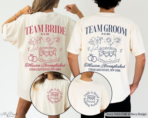 Custom Team Bride Wedding Shirt For Bridesmaids, Gift For Best Man, Wedding Guests Merch For Luxury Wedding, Toss Wedding Tees, Wedding Club Wedding T-shirt Ideas, Wedding Tshirts Ideas For Guests, Wedding Party Shirt Ideas, Wedding Party T Shirts, Wedding Tshirt Toss, Wedding T Shirts, Wedding Merch, Gift For Best Man, Wedding Tshirts