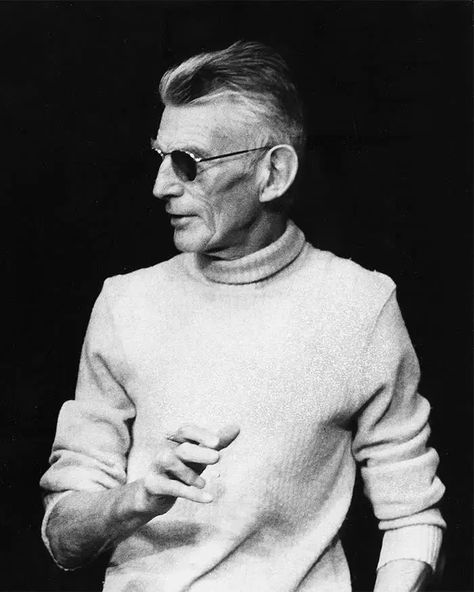 Samuel Beckett, Writers And Poets, Tough Guy, Mode Masculine, Men Vintage, 인물 사진, Bw Photo, Celebrities Male, Mens Street Style