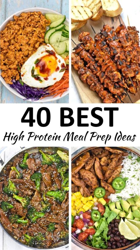 High Protein Meal Prep Ideas, Protein Meal Prep Ideas, Protein Meal Prep, High Protein Dinner, High Protein Meal, Protein Dinner, Protein Lunch, High Protein Meal Prep, High Protein Low Carb Recipes