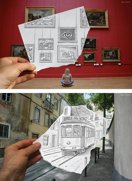 Ben Heine Pencil Vs Camera, High School Art Projects, Teaching Drawing, Middle School Art Projects, Ben Heine, Art Lessons Middle School, Drawings Photography, Camera Art, High School Art