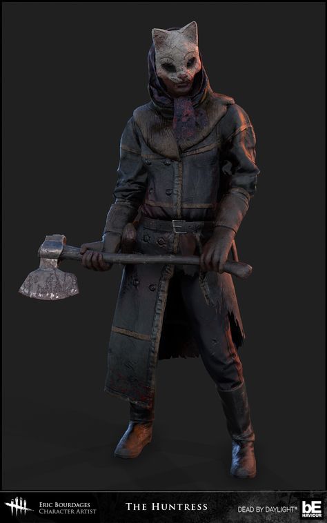 ArtStation - The Huntress - Dead by Daylight, Eric Bourdages Huntress Dead By Daylight, Dead By Daylight Huntress, Huntress Art, Trevor Henderson, Ajin Anime, The Huntress, Survival Horror, Forest Cabin, Dead By Daylight