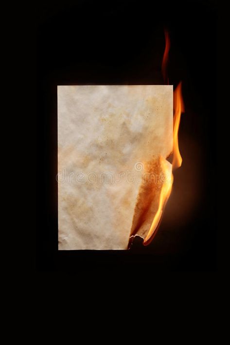 Burning sheet of paper. On dark background #Sponsored , #SPONSORED, #ad, #sheet, #dark, #paper, #Burning Burning Paper Photography, Burning Paper Drawing, Burned Paper Background, Burning Paper Aesthetic, Paper On Fire, Burned Paper, Burning Paper, Distortion Photography, Black Paper Background