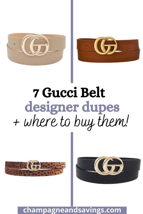 If you are wondering where to buy Gucci belt dupes and designer dupe belts in 2022, then this post is for you. Check out my roundup of the best GG belt dupes and find out where to buy designer dupes on Amazon, Etsy, DHgate and more! Brown Belt Outfit, Gucci Outfits Women, Brown Gucci Belt, Gucci Belt Women, Best Gg, Chanel Chain Belt, Womens Belts Fashion, Gucci Marmont Belt, Trendy Belts