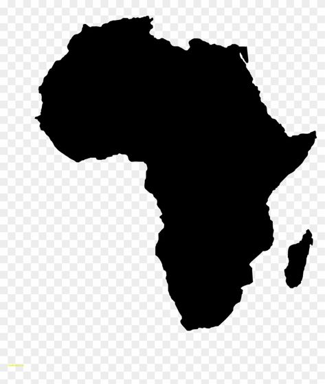 African Map Art, Africa Clipart, Africa Continent Map, African Instruments, Africa Silhouette, Africa Outline, Map Of Nigeria, Black And White Png, Map Png