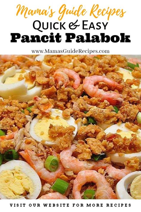 Quick and Easy Pancit Palabok Authentic Pancit Recipe Filipino, Palabok Recipe Filipino Food, Pancit Malabon Recipe, Philippino Recipes, Pancit Palabok Recipe, Palabok Recipe, Pinoy Ulam, Pancit Palabok, Phillipino Food