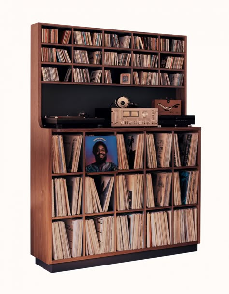 Retro Record Cabinet, Vinyl Lp Storage, Vinyl Record Furniture, Vinyl Record Room, Audiophile Room, Hifi Furniture, Vinyl Record Shelf, Vinyl Shelf, Home Music Rooms