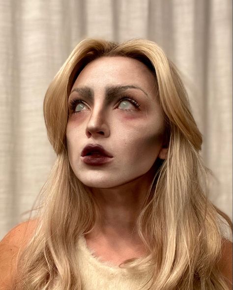 Walking dead contacts Dead and Breakfast Dead Nurse Makeup, Walking Dead Makeup, Dead Person Makeup, Undead Makeup, Dead Makeup Tutorial, Famous Dead People Costumes, Living Dead Girl Makeup, Dead And Breakfast, Gomez Addams