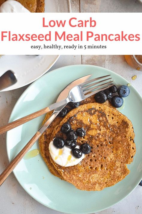 Flax Recipes, Wrap Breakfast, Scd Breakfast, Flaxseed Recipes, Flax Seed Pancakes, Flax Pancakes, Flaxseed Flour, Yummy Pancake Recipe, Flax Meal