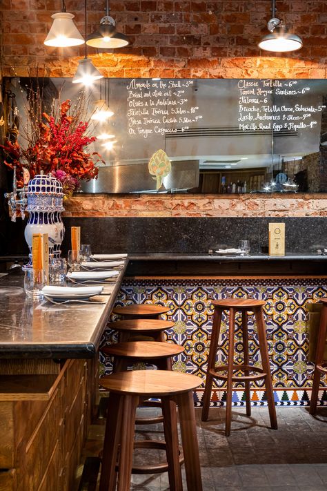 10 best tapas restaurants in London | CN Traveller Wine And Tapas Bar, Tapas Bar Design, Spanish Restaurant Design, Spanish Bar, Tuna Tartar, Spanish Cheese, Best Tapas, Steamed Mussels, Spanish Restaurant