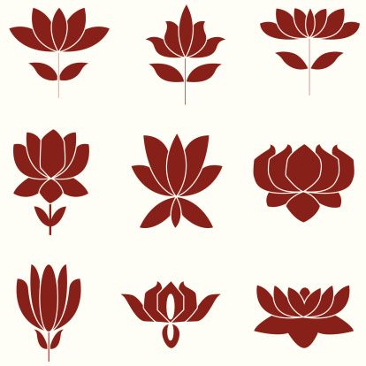 Henna Pictures, Motif Vector, Lotus Vector, Lotus Logo, Wall Partition, Motif Art Deco, Lotus Art, Print Design Art, Pichwai Paintings