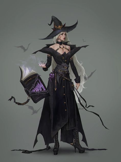 Characters - Imgur Witchcraft Curses, Female Wizard, Npc Art, Dark Vibes, Witch Characters, Fantasy Witch, Anime Witch, Dark Witch, Female Armor