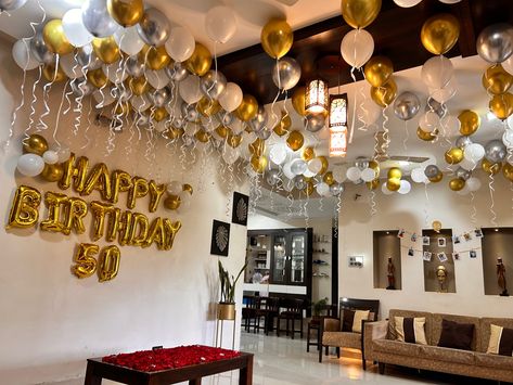 Birthday Decoration Balloons, Surprise Birthday Decorations, Birthday Decorations At Home, Balloons Decoration, Decoration Birthday, Birthday Decoration, Birthday Surprise, Balloon Decorations, Birthday Decorations