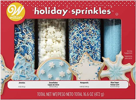 Cupcake Videos, Fancy Sprinkles, Slim Christmas Tree, Holiday Sprinkles, Valentine Day Cupcakes, Winter Treats, Christmas Sprinkles, Christmas Tabletop Decor, Candy Sprinkles