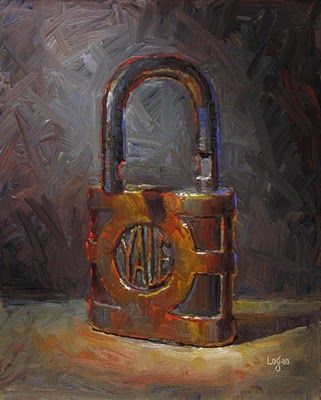 Objects Art Gcse, Lock Art Gcse, Aged Objects, Gcse Lock, Lock Gcse, Raymond Logan, Rusty Objects, Lock Painting, Lock Drawing