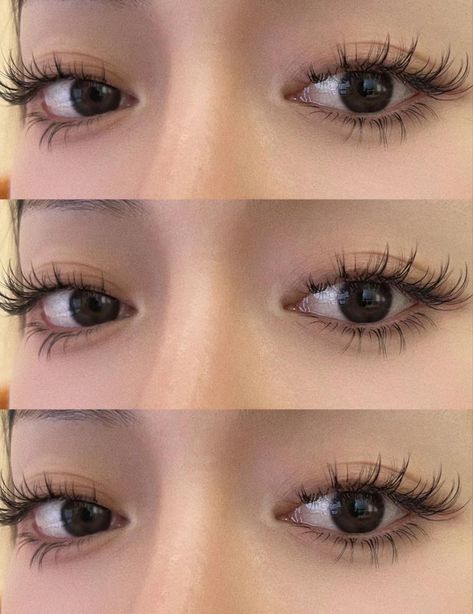 Monolid Lash Extensions, Asian Lash Extensions, Manga Lashes Extensions, Prom Lashes, Manhua Lashes, Pretty Eyelashes, Manga Eyelashes, Extensions Lashes, Natural Fake Eyelashes