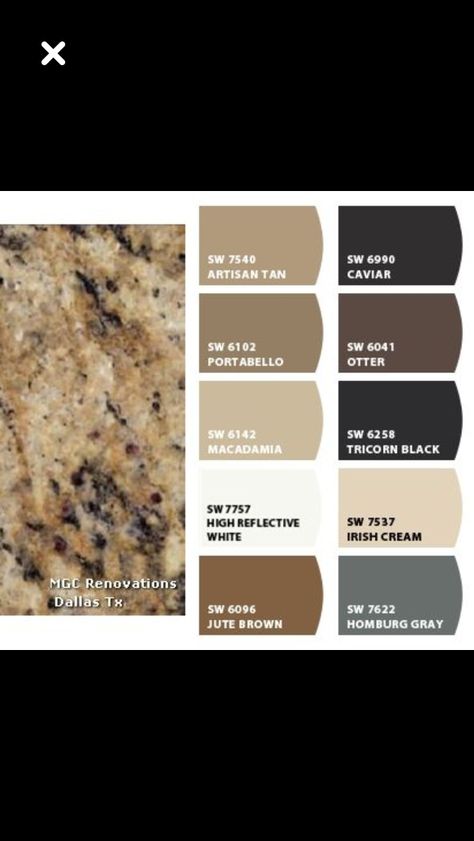 Best Cabinet Color With Brown Granite, Black And Tan Kitchen Ideas, Cream Colored Kitchen Cabinets Colour Schemes, Cream And Brown Kitchen, Cream Kitchen Colour Schemes, Cream Colored Bathrooms, Cream Colored Kitchens, Cream Colored Kitchen Cabinets, Kitchen Cabinet Color Schemes