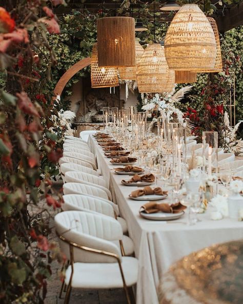 Modern Boho Glam, Boho Glam Wedding, Party Boutique, Franciscan Gardens, Whimsical Wedding Decorations, 2025 Wedding, Wedding Party Ideas, Wedding Lanterns, 100 Layer Cake