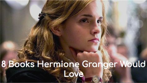 "Hermione Granger is the queen who showed us that bossing boys around is cool, you should raise your hand so much it's annoying, and there's nothing better than a good book. Ms. Granger is a huge bookworm and an inspiration to all of us readers, so I thought it would be fun to create a list of books that I think she would enjoy reading. Unfortunately, most of the books Hermione loves are not available at a non-magical library (tears), which is why every book on this list is 100% Muggle safe." Hermione Granger Reading List, Hermione Granger Handwriting, Hermione Granger Studying Aesthetic, Hermoine Granger Core, Hermione Granger Motivation, Study Hermione Granger, Hermione Granger Study Tips, How To Be Hermione Granger, Modern Hermione Granger